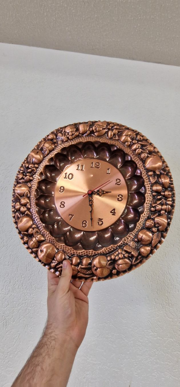 Orologi: Kupfer Wand-Uhr – Usato da St. Gallen venduto da Riccardo_9200