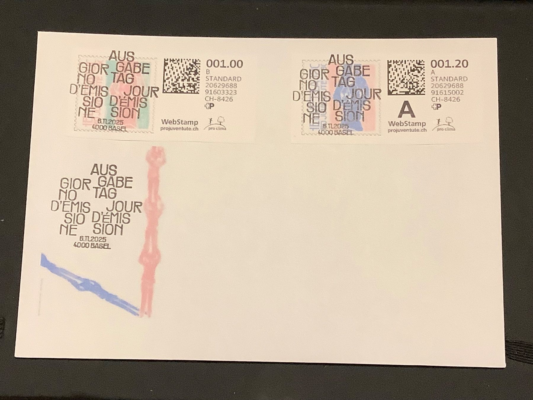 Tutti i francobolli: PRO JUVENTUTE FDC  Webstamp mit Zuschlag !!! – Usato da Lufingen venduto da Rac0 1