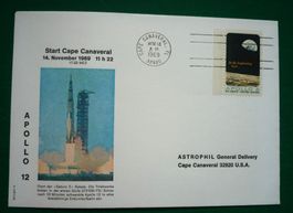 Ersttagsbrief: APOLLO 12, Start Cape Canaveral, 14.11.1969