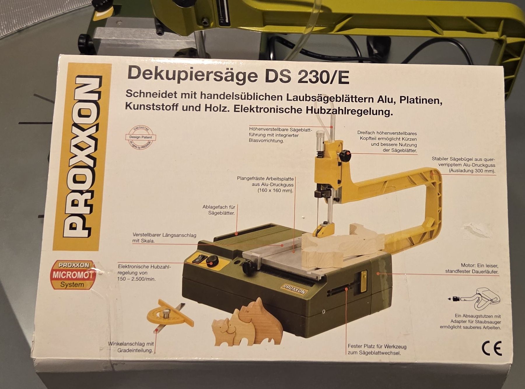 Proxxon Alle Maschinen: Dekupiersäge Proxxon DS 230/E – Gebraucht aus Huttwil von ser_gn9l