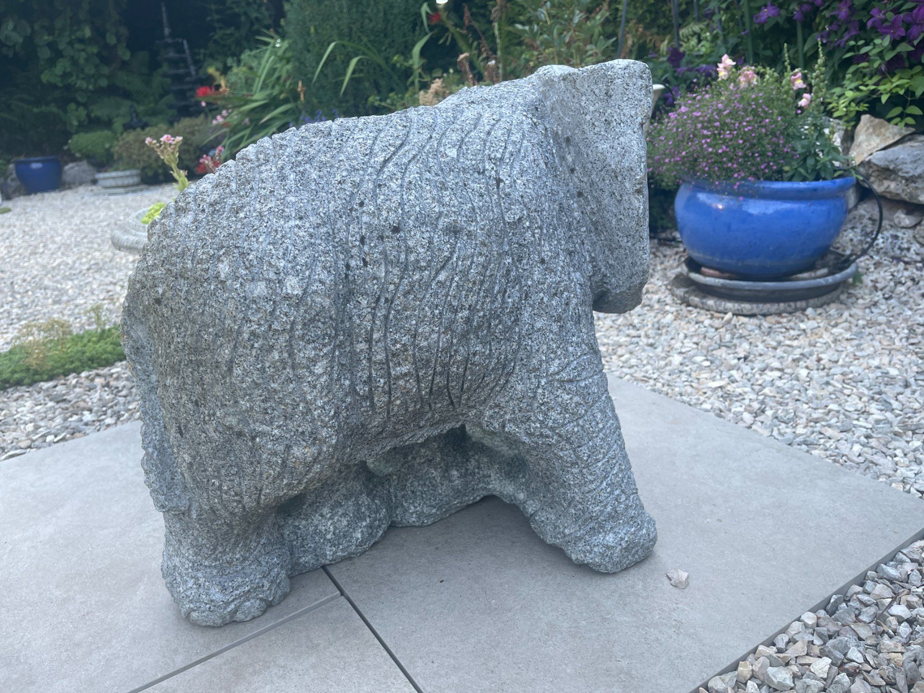 Figurines: 2x Granit Elefanten – D'occasion à Stadel par Supersaver 3