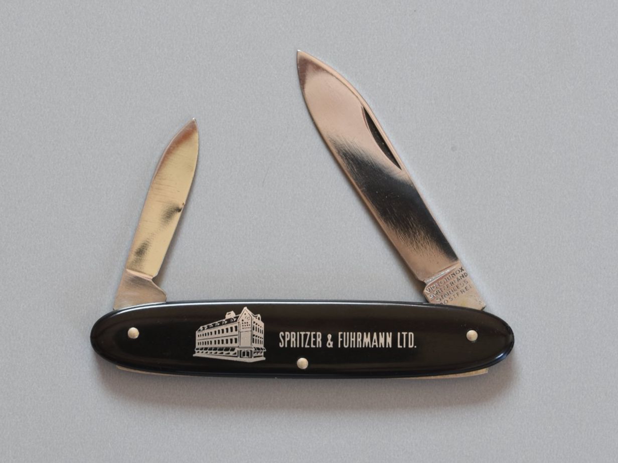 Victorinox Taschenmesser: Omega Sackmesser - "Spritzer & Fuhrmann Ltd." – Neu (gemäss Beschreibung) aus Basel von magicpower99