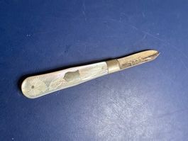 Antike Sackmesser echt Silber