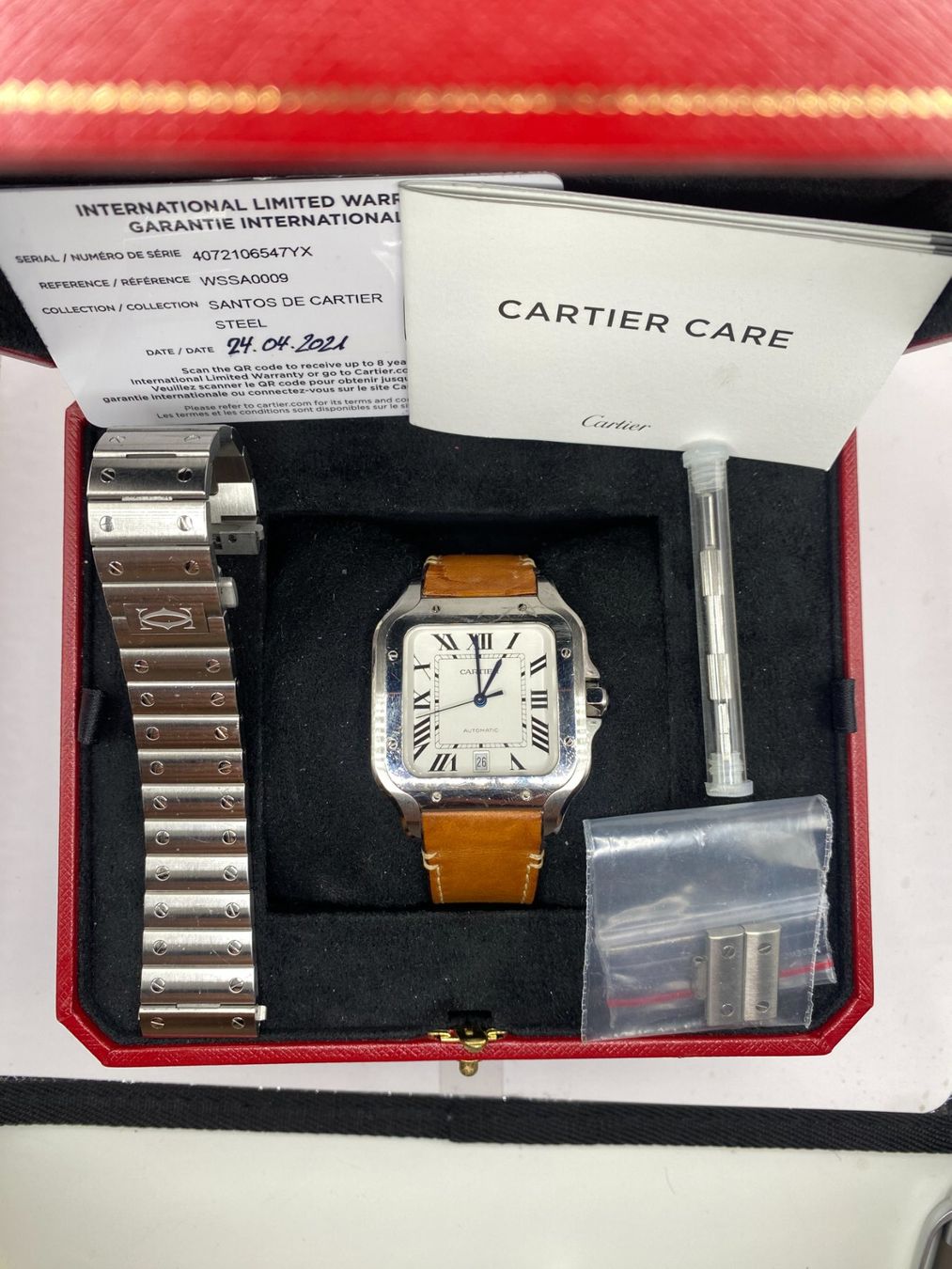 Cartier Orologi: Cartier Santos WSSA0009 – Usato da Horgen venduto da jul_z8xd