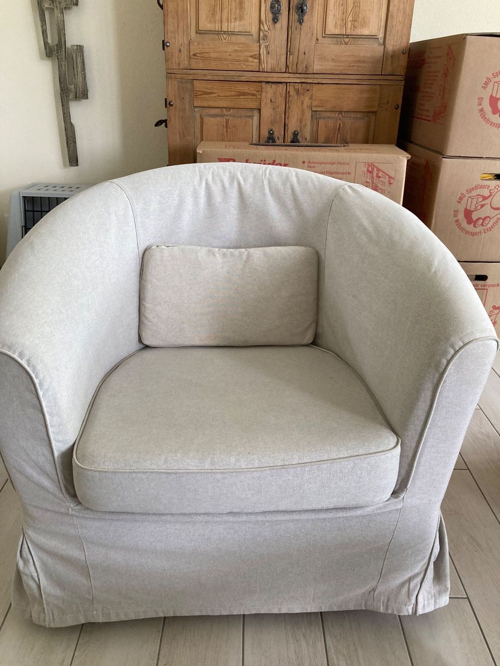 Ikea Fauteuils: IKEA TULLSTA Sessel beige (Abholung nur bis zum 18. Juni) – D'occasion à Schaffhausen par kha_wh59 1