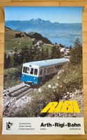 Plakat 1970 Bahnplakat Arth-Rigi-Bahn Rigi Schweiz Original