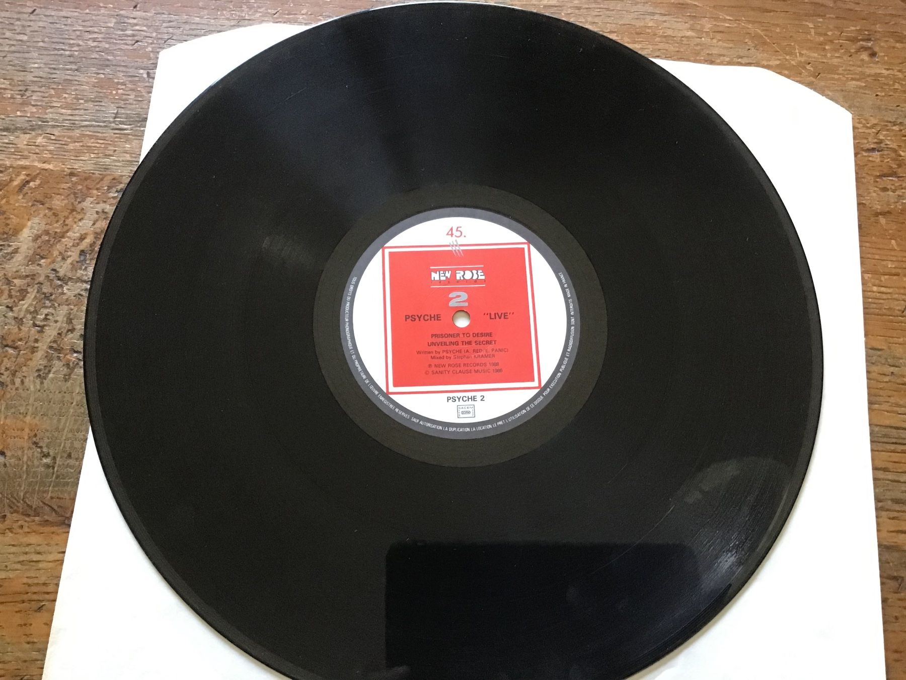 Dischi in vinile: Maxi 45 tours Psyche (2) Live electro punk – Usato da Fully venduto da Ruby97 4