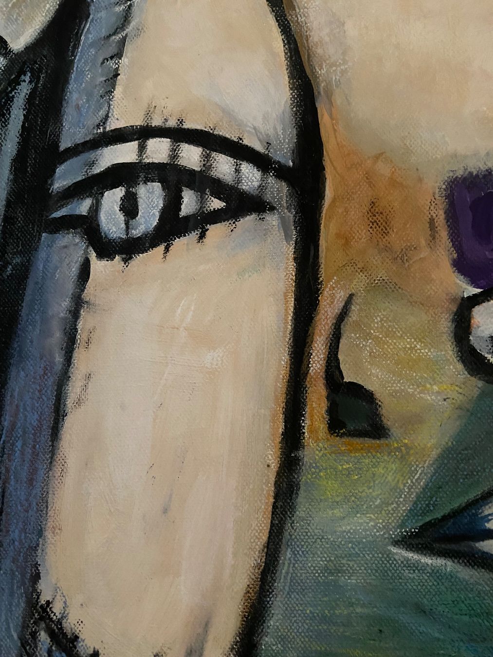 Dipinti: Acrylgemälde nach Pablo Picasso - private Studioarbeit – Nuovo (secondo la descrizione) da Hemmental venduto da cat_9l7f 3