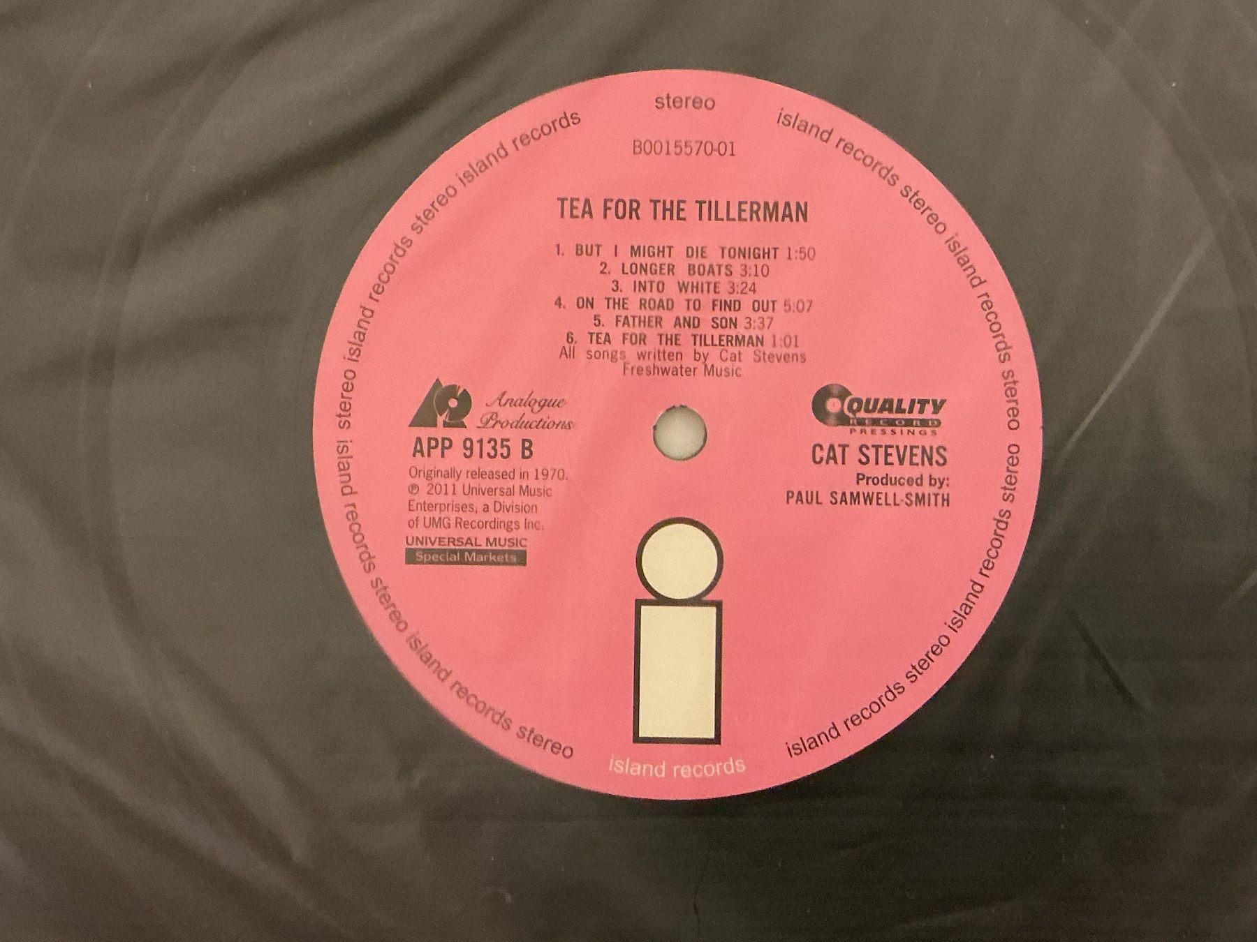 Dischi in vinile: Cat Stevens LP -  Tea For The Tillerman / 2011 Press, MINT – Usato da Winterthur venduto da Tumko-Vinyl 1
