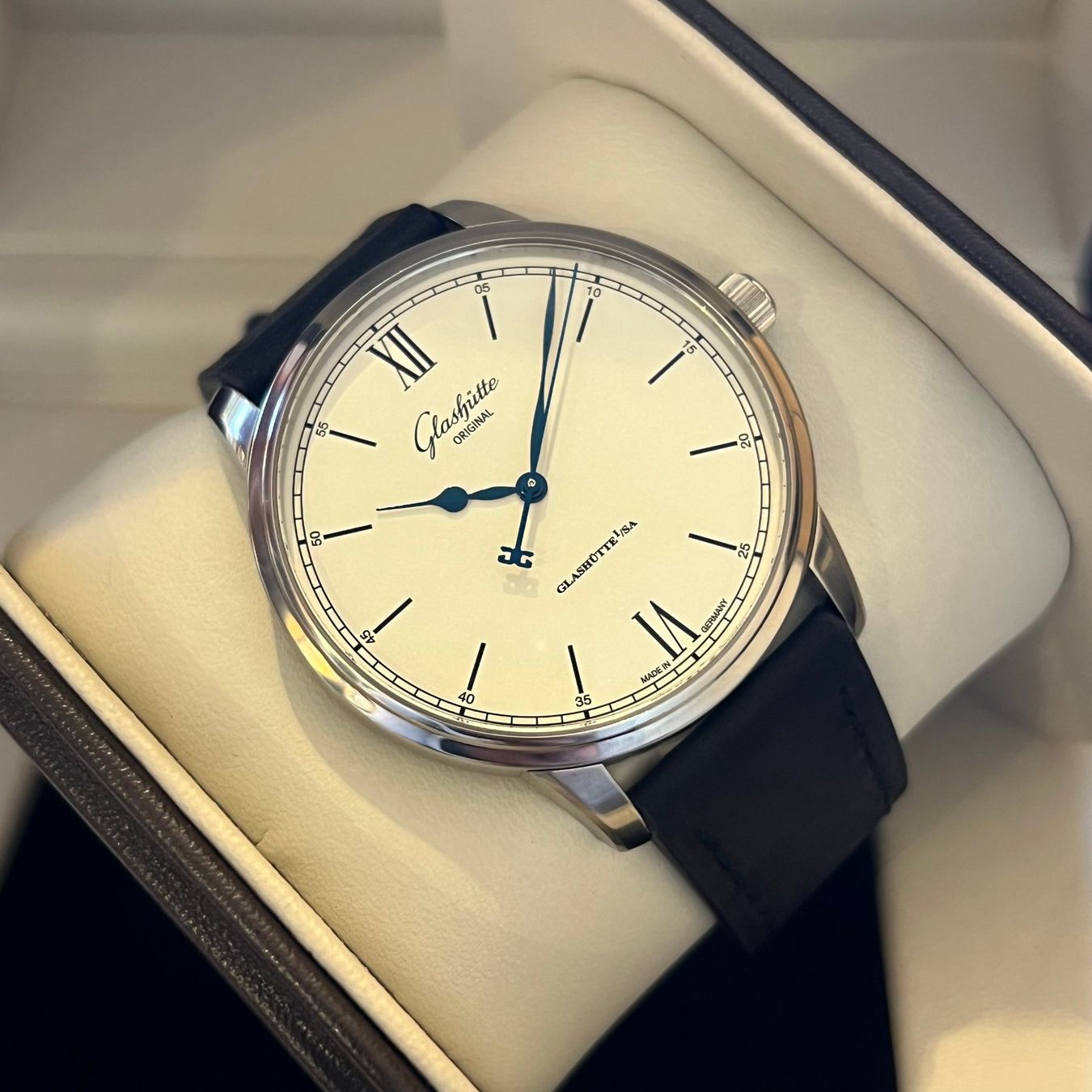 Glashütte Orologi: Glashütte Senator Full Set 1-36-01-01-02-61 – Usato da Carouge GE venduto da Watchaser 7