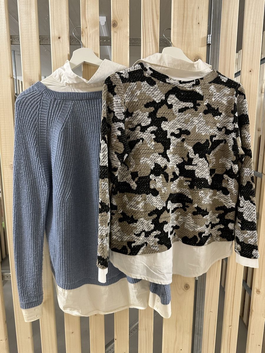 C&A Camicette: 2 Strickpullover mit Hemdeinsatz, Top Zustand, Gr. M – Usato da Dübendorf venduto da Magis_Stuff 3