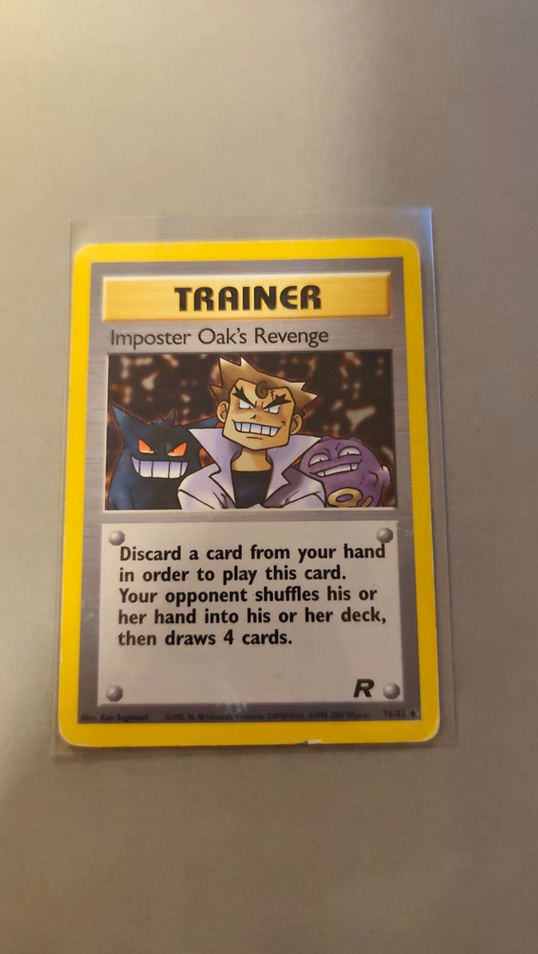 Pokémon Carte collezionabili: Imposter Oaks Revenge  - Team Rocket – Usato da Kehrsatz venduto da Riyouu 2