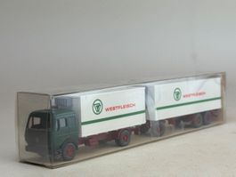 MC-Wiking Mercedes Kühl Kofferlastzug Westfleisch
