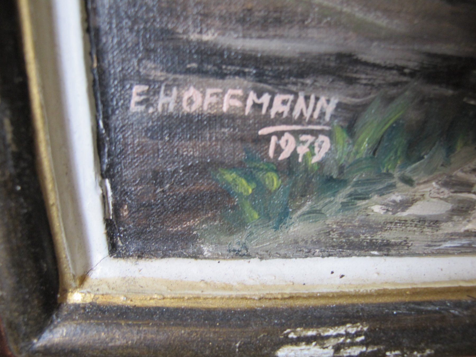 Dipinti: Oel Bild Auf Holz Maler E.Hoffmann Sig. – Usato da Altnau venduto da LinaAuktion 5
