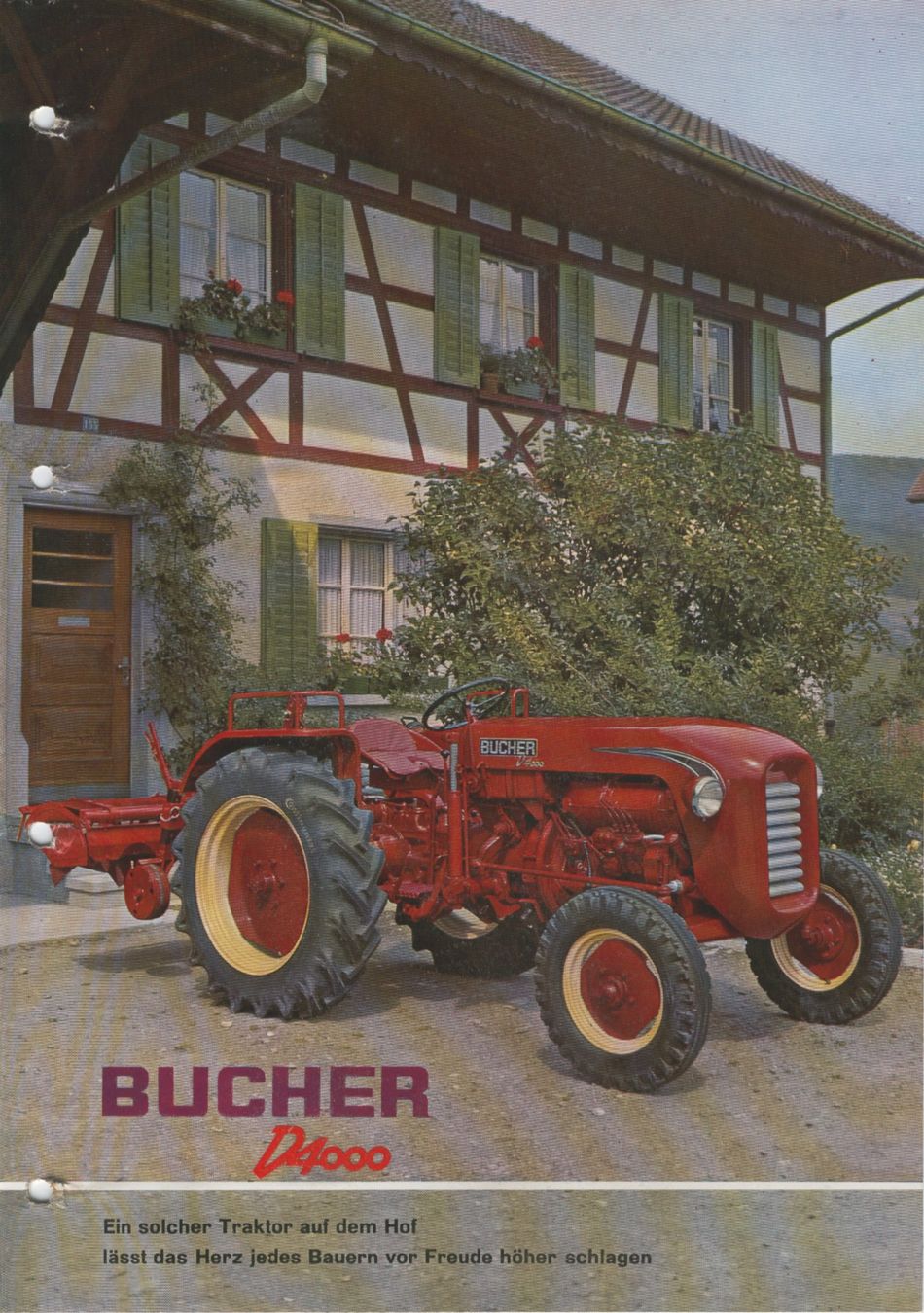 Bucher Trattori: Bucher D 4000 - zum Schrottpreis – Difettoso da Kleinlützel venduto da tomfundus 4