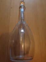 Dekorative Glas Karaffe mit Verschluss, 34cm hoch