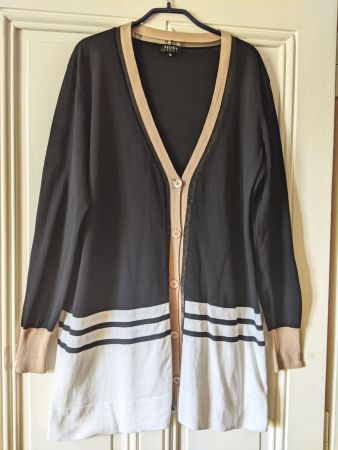 ESCADA : Elégant cardigan de printemps-été L-XL