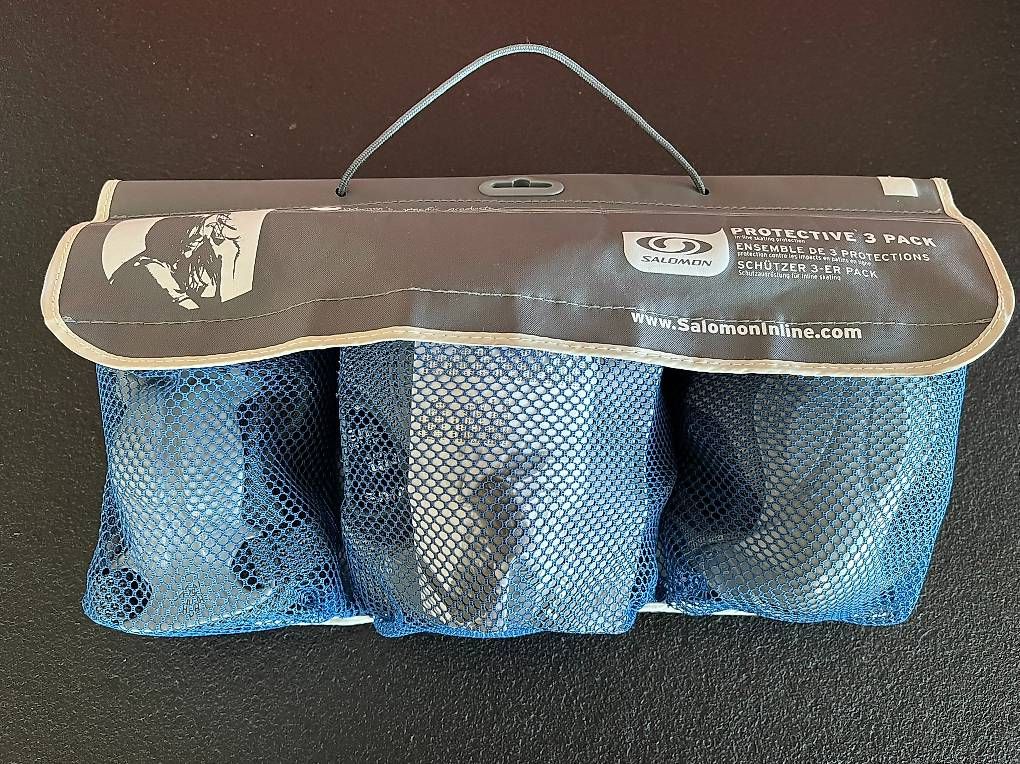 Salomon Protezioni & Imbottiture: Protections Salomon genou coudes poignets roller – Usato da Vevey venduto da JA1982 2
