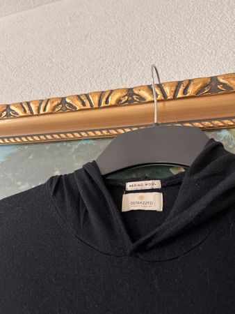 DSTREZZEND Kaputze Puli Reine Merino,GrM Gerenigt Top( Ku