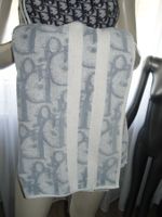 VINTAGE! Dior Oblique Badetuch weiss/blau Top Zustand!