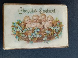 Antike Schachtel Chocolat Suchard Ausgabe ca. 1900
