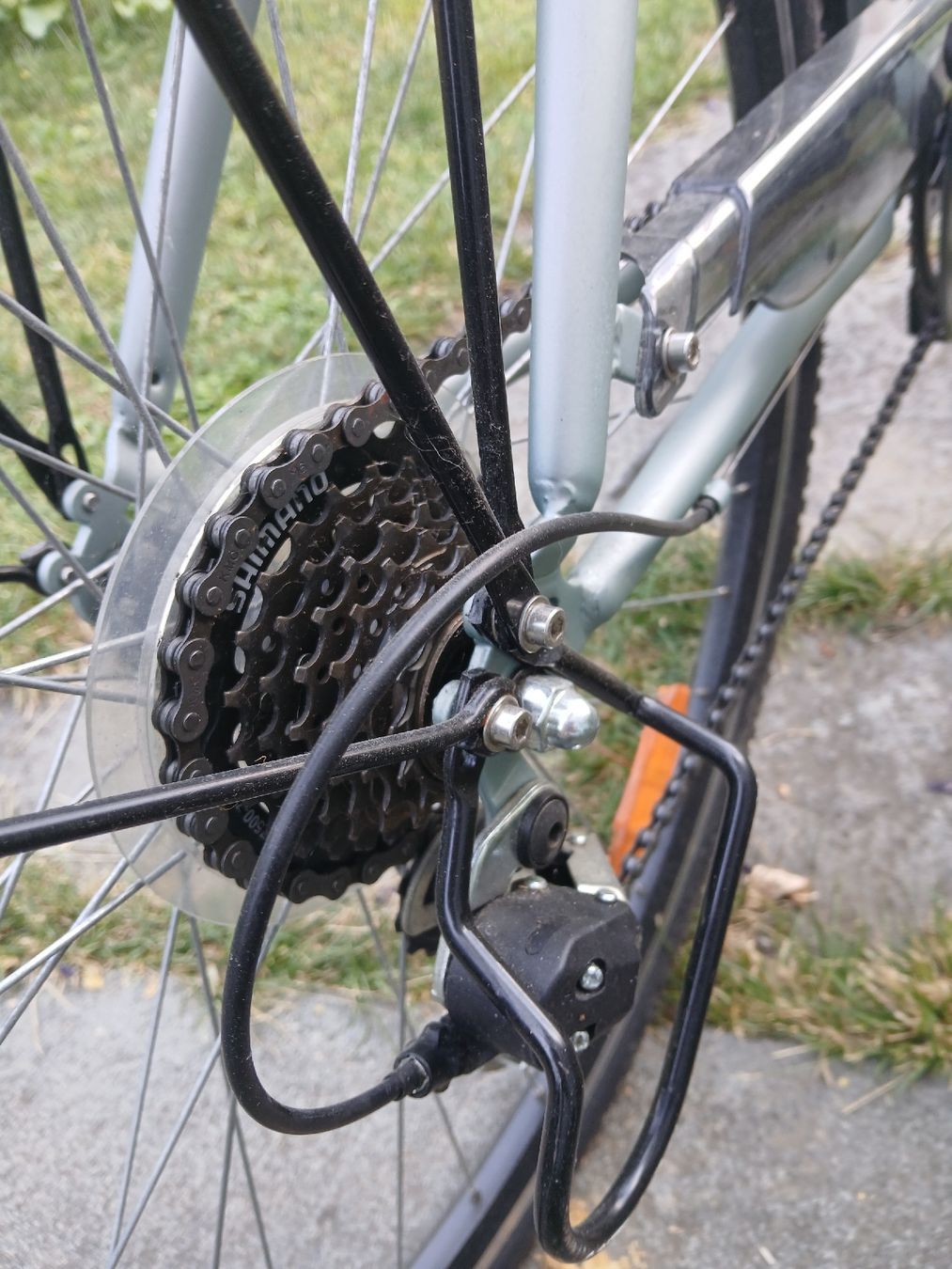 Vélos: Damenvelo mit Korb, silber, gebraucht – D'occasion à Kriens par BenjaminsTokey 5