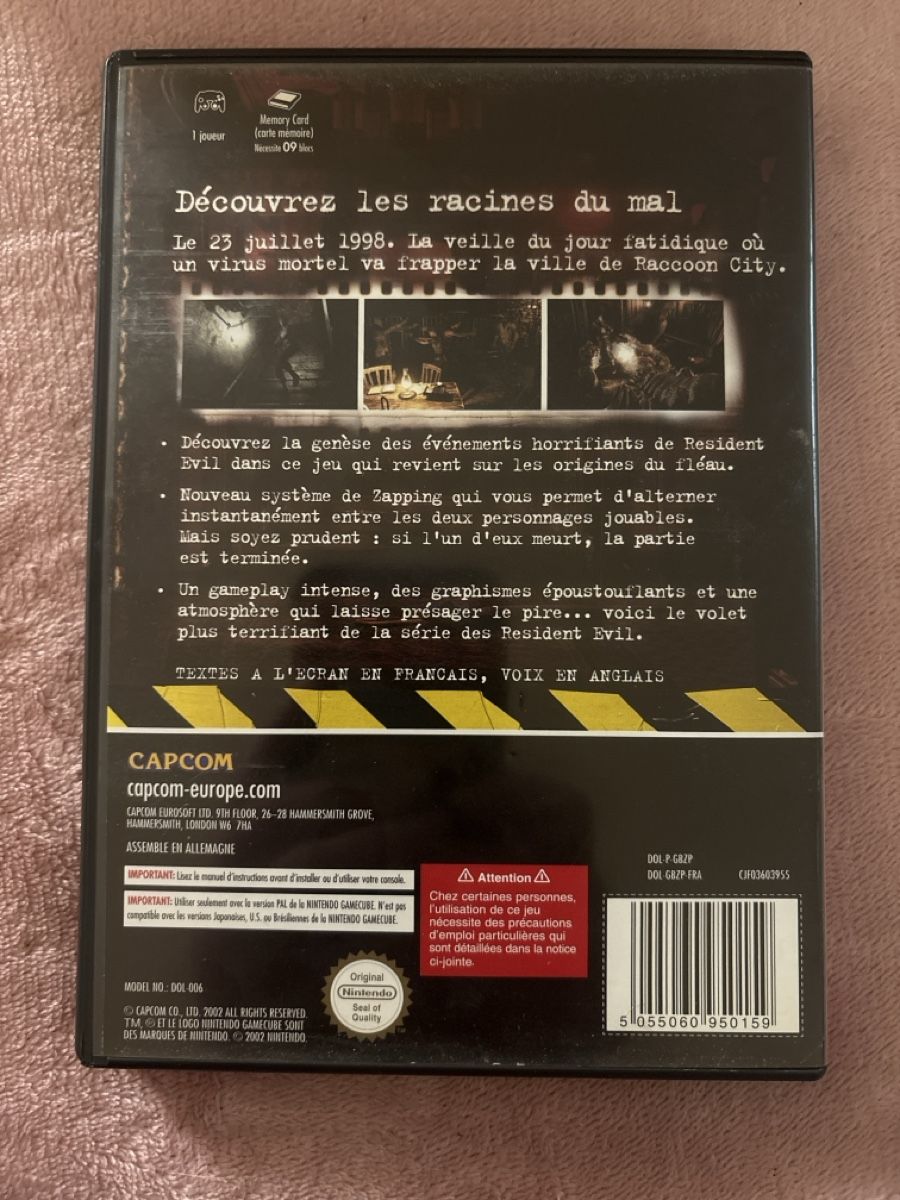 Nintendo Giochi: Resident Evil Zero - Gamecube - Complet - FR - PAL 50 – Nuovo (secondo la descrizione) da Lausanne venduto da sio_7ckb 1