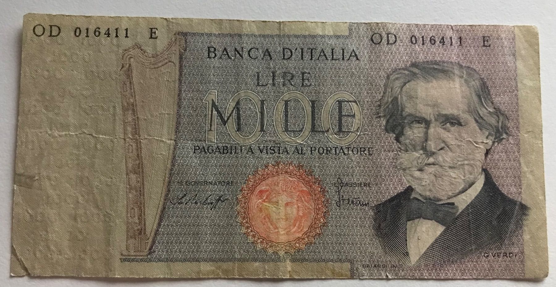 Banconote: Italien 1000 Lire 1979 – Usato da Algetshausen venduto da Carrhard