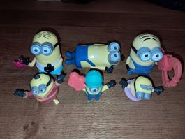 Lot de 6 figurines les minions