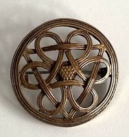 Kalevala Koru Bronze-Brosche „Knot of Fate“