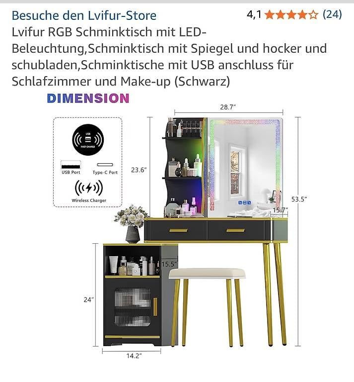 Coiffeuses: Schminktisch  – D'occasion à Schaffhausen par dia_58mf 1