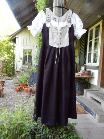 Trachten   100 % LEINEN     * EDELWEISS  *  40     ganz neu