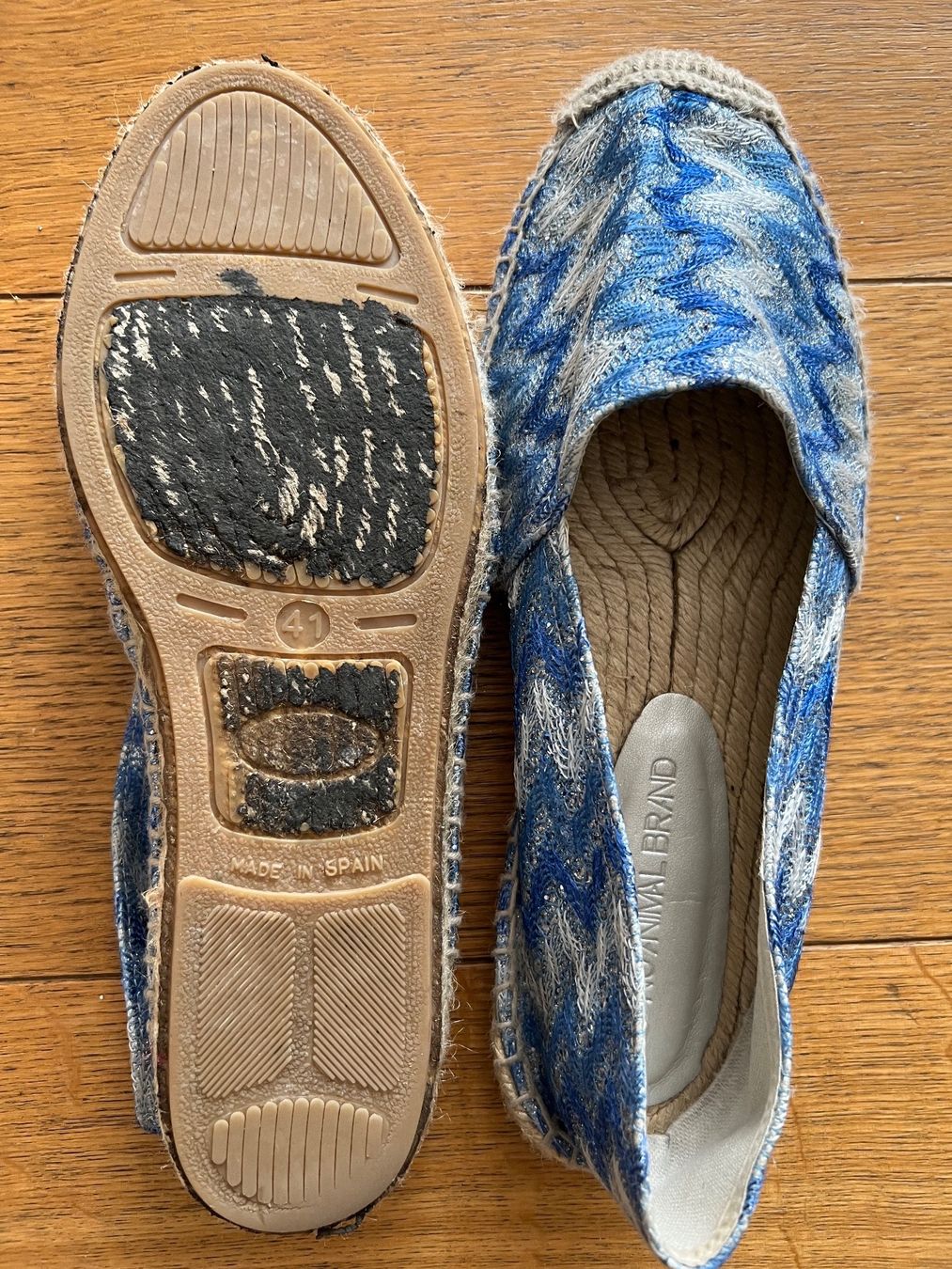 Scarpe da donna: Espadrilles Gr. 41 grau/blau – Nuovo (secondo la descrizione) da Rütihof venduto da Rosy13 1