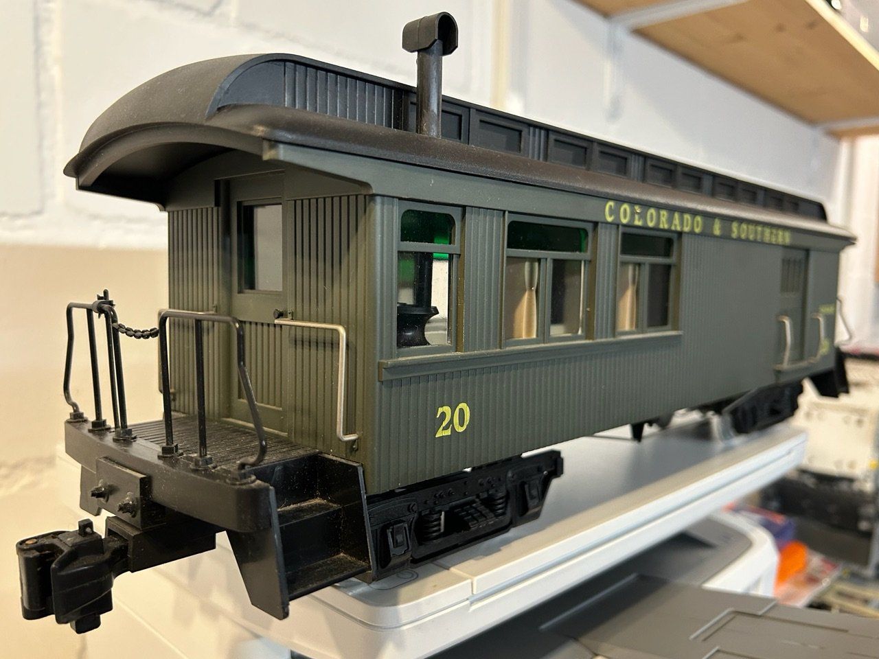Modellini di ferrovie: Spur G Wagen mit Licht – Nuovo (secondo la descrizione) da Mumpf venduto da lok01 1