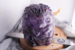 Chevron Amethyst Igel  Mega Süss  7cm x6cm