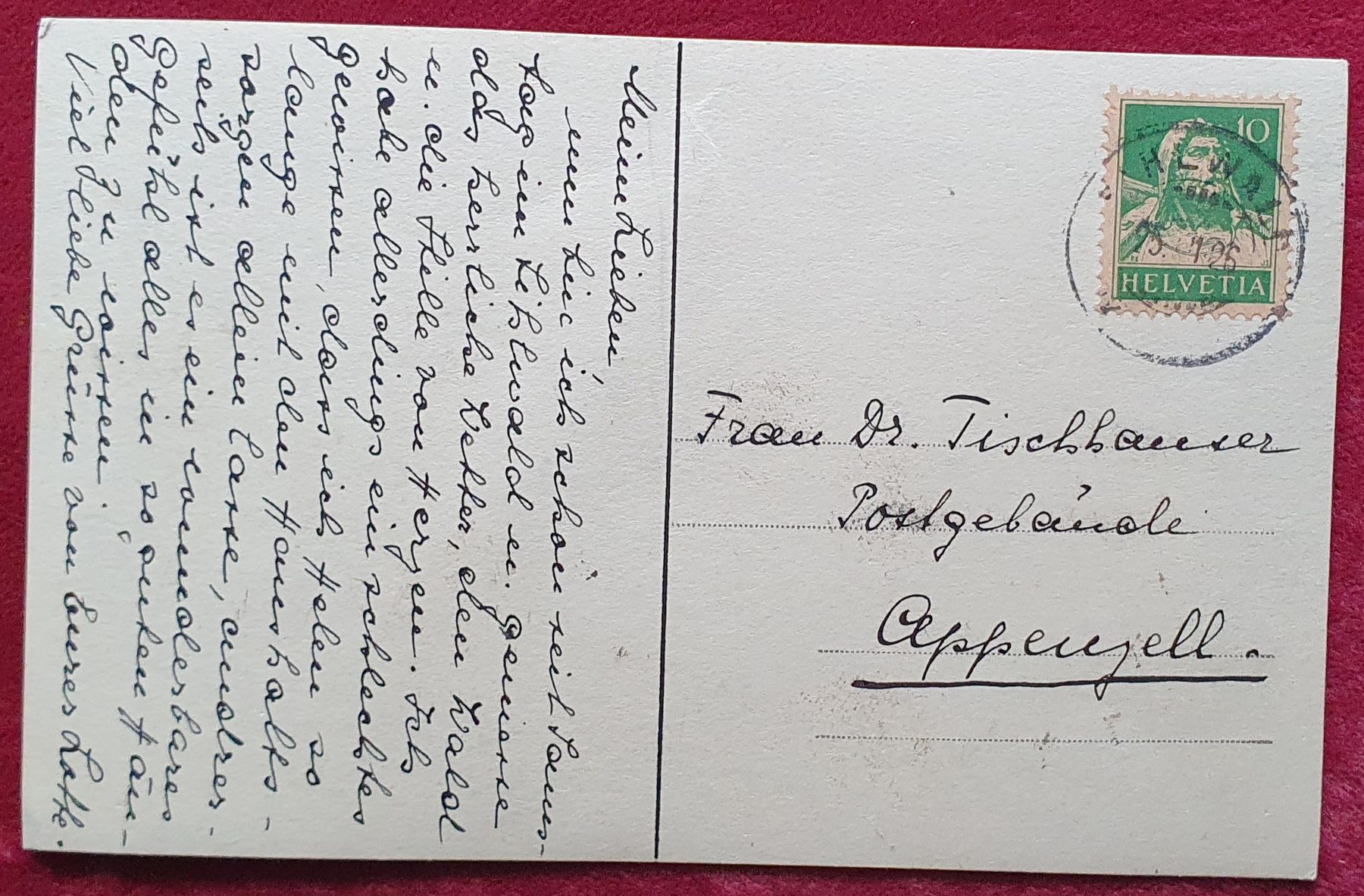 Cartoline postali: Sihltal 1926 - Sihltalbahn – Usato da Kreuzlingen venduto da Rschweiz1 1