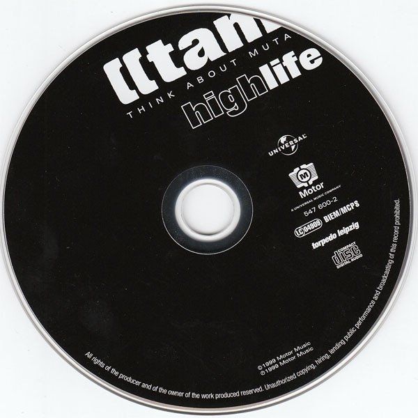 CD: Think About Mutation – Highlife – Usato da St.Gallen venduto da jalamusic 2