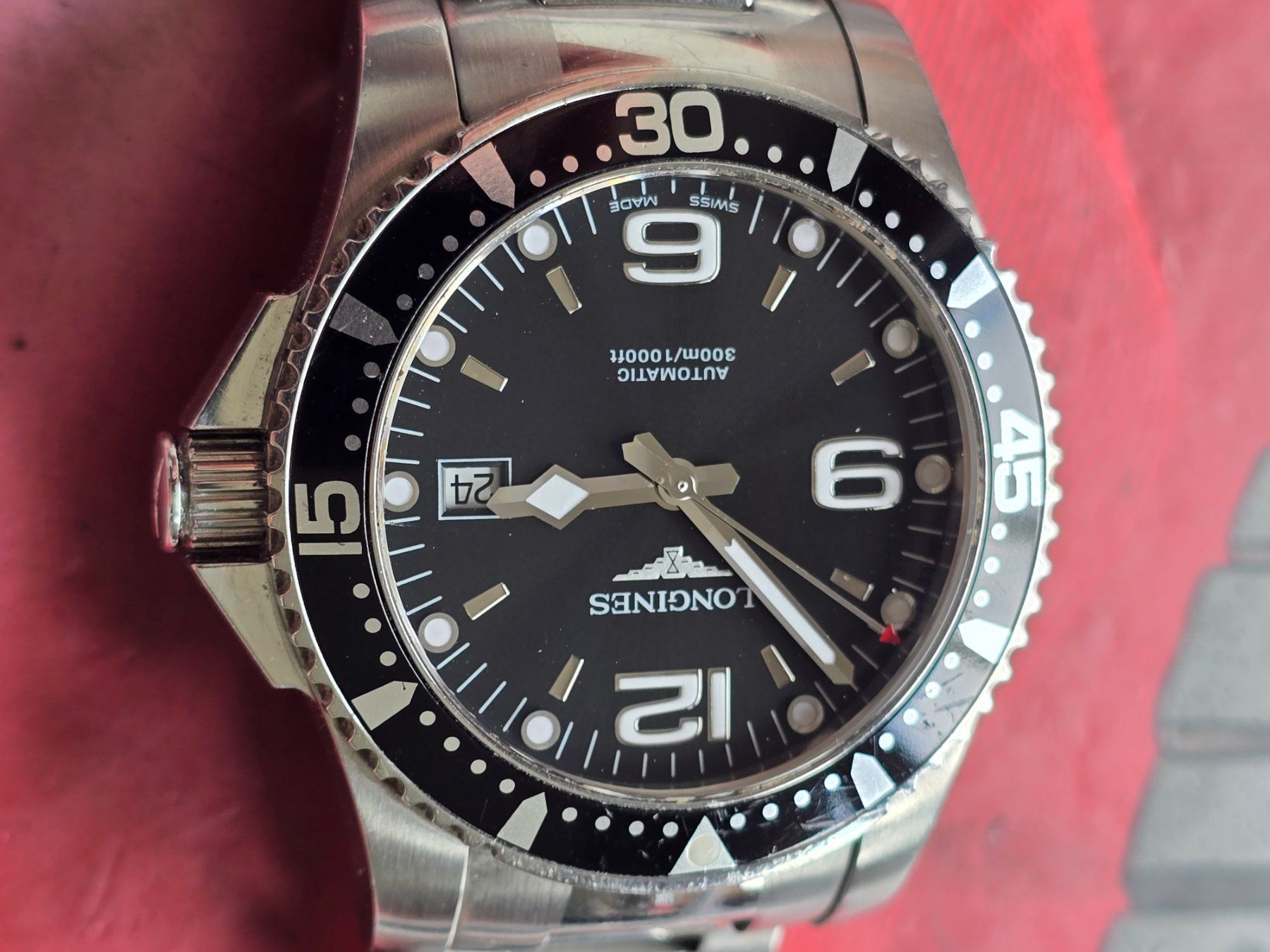 Longines Orologi: Longines Hydro Conquest Date 300m Automat wunderschoen – Usato da Muri AG venduto da Corredor 4