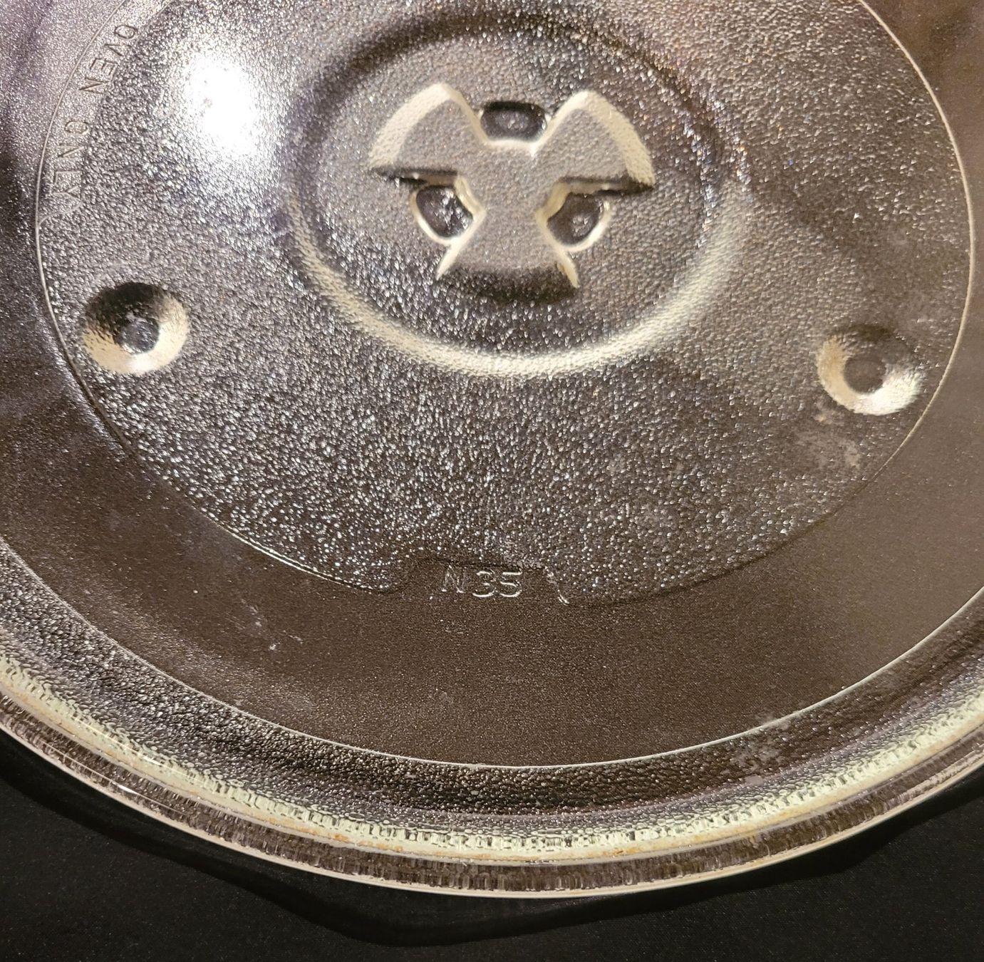 Küchengeräte: Mikrowelle-Drehteller-Glasplatte, 270 mm – Gebraucht aus Zürich von Avd 1