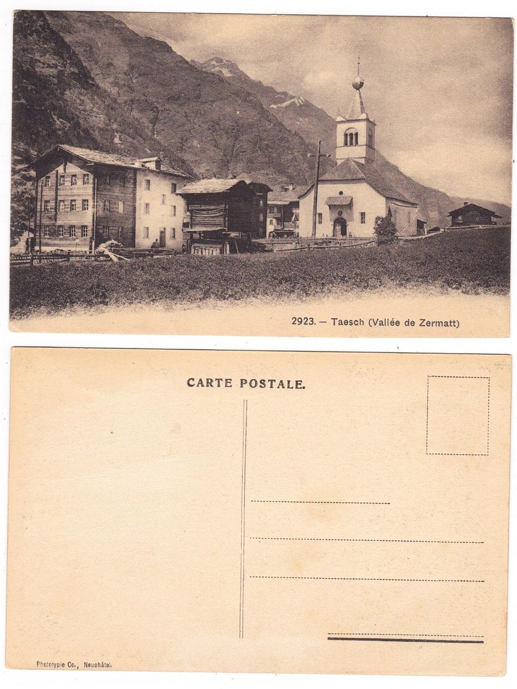 Cartoline postali: Täsch – Usato da La Tour-de-Peilz venduto da amjust