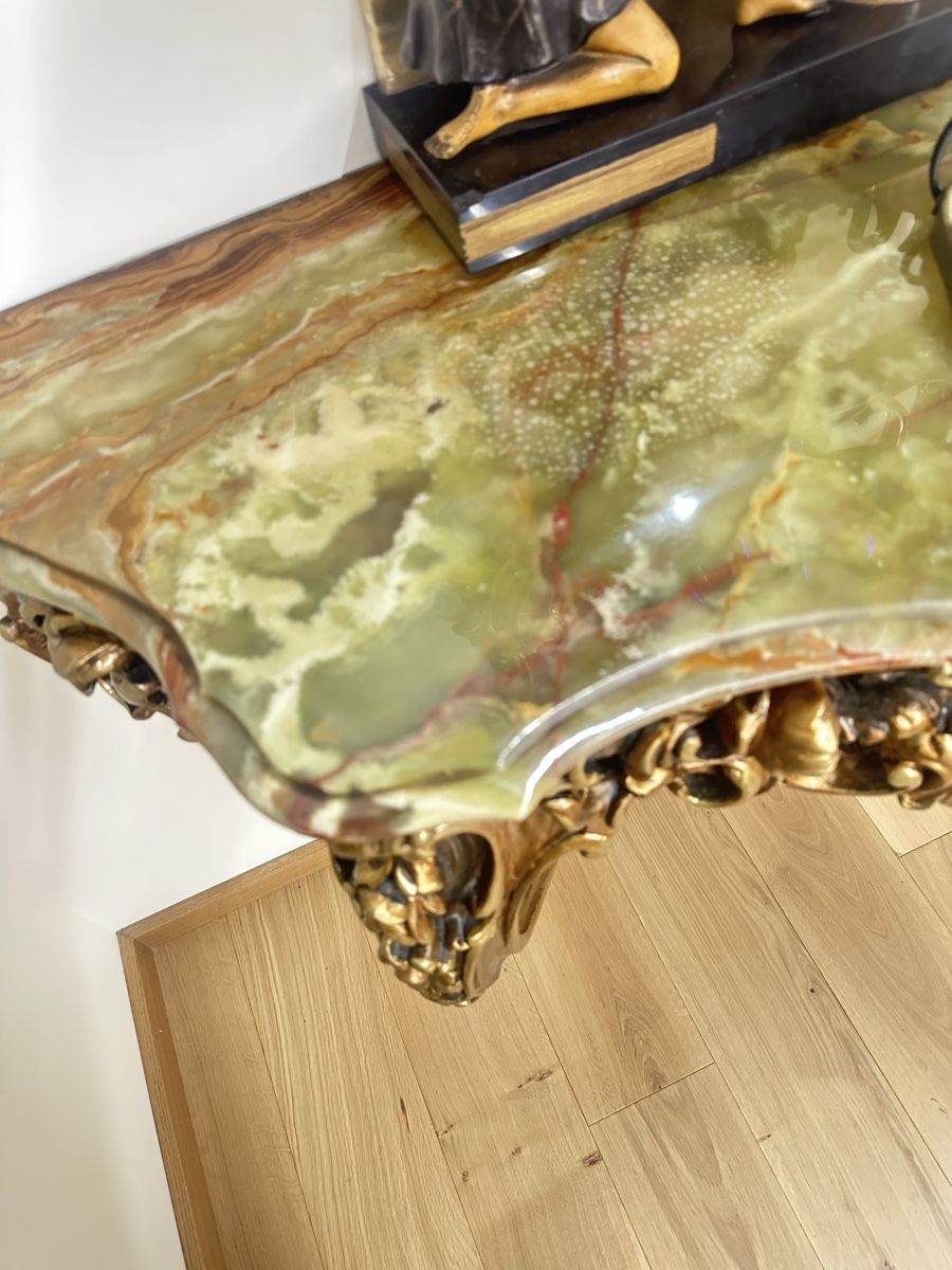 Konsolen: Holzkonsole mit Spiegel, Barock , goldig – Neu (gemäss Beschreibung) aus Nebikon von Vanessa2003 6