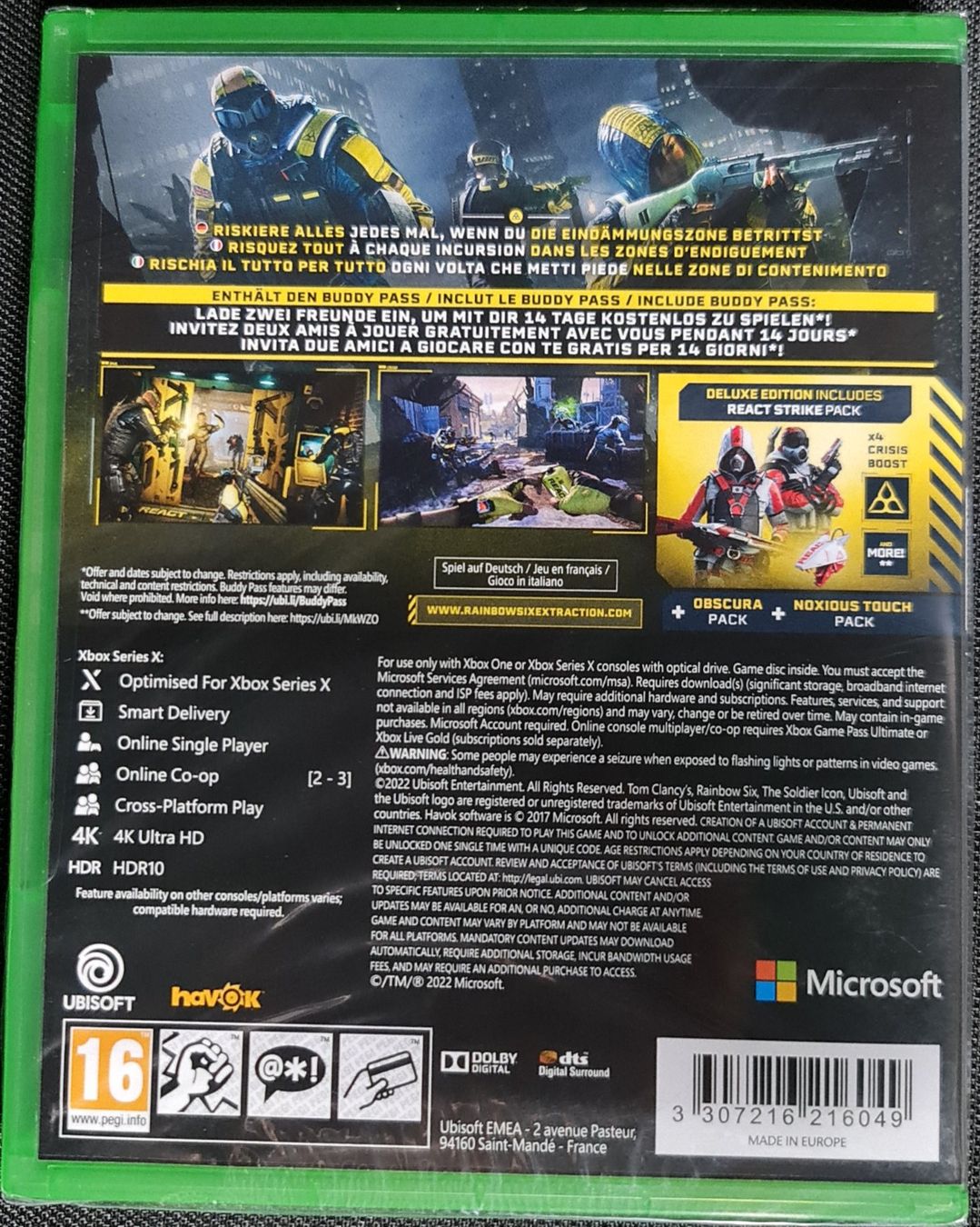 Giochi: Rainbow Six Extraction Deluxe Edition Xbox One Neu&Ovp – Nuovo e nell'imballaggio originale da Effretikon venduto da easyjones 1