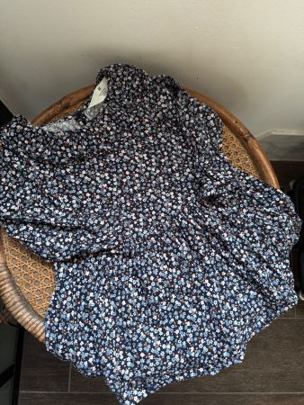 H&M GIRL 🩵💛🩷 robe à fleurs NEW! 92