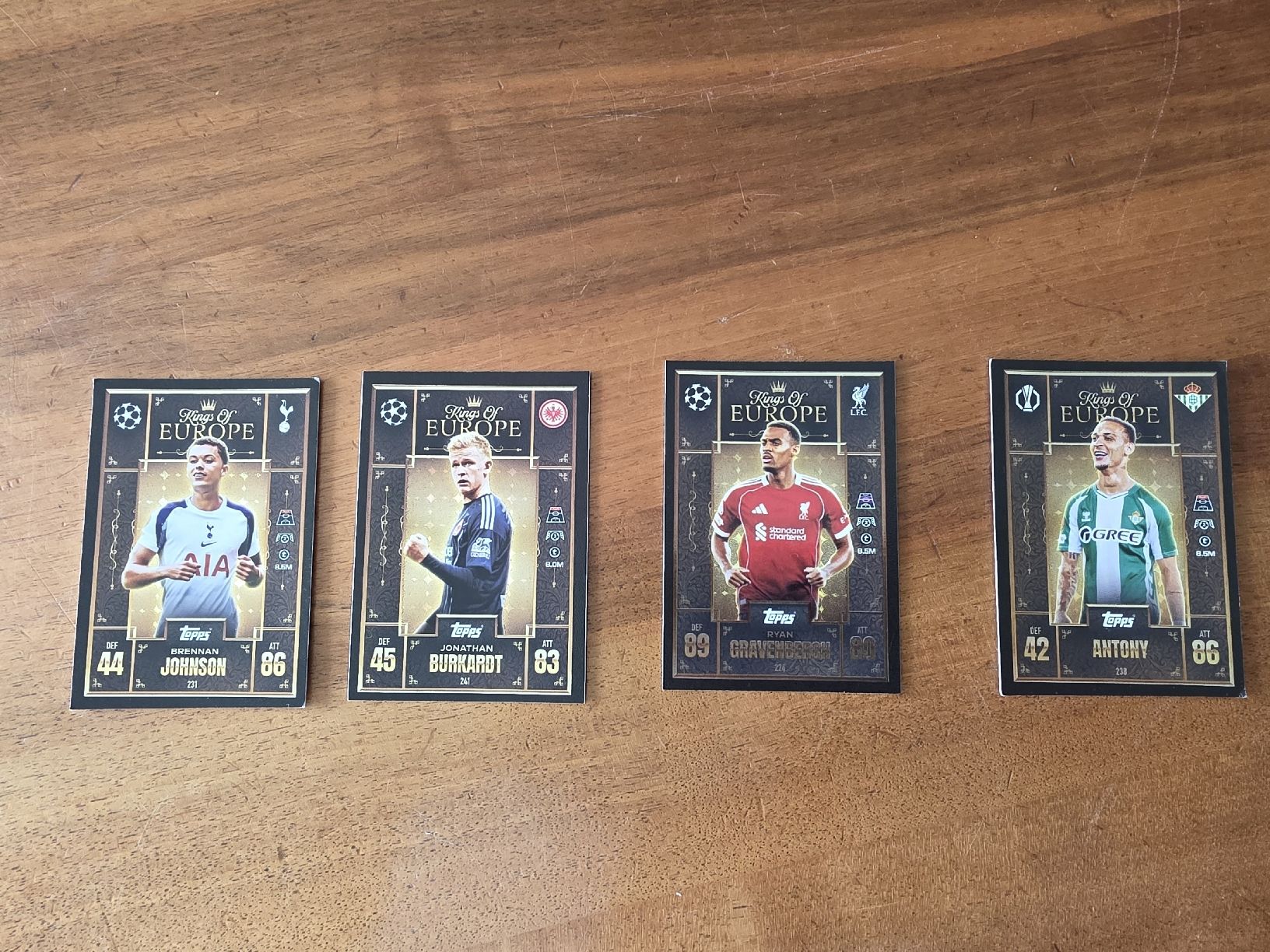 Sammelbilder & Trading cards: 4 Match Attax Karten  – Gebraucht aus Ortschwaben von Patrick1978