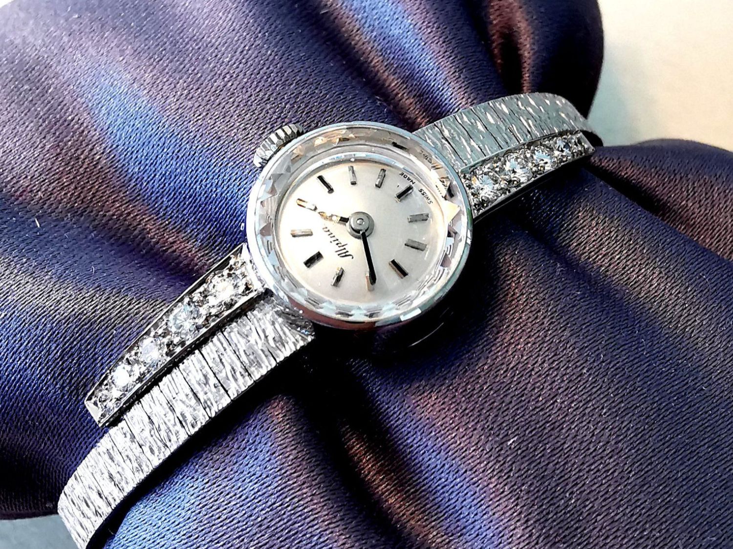 Alpina Orologi: 750/--   WG mit Brillanten "Alpina" – Usato da Dierikon venduto da Vittorio57 1