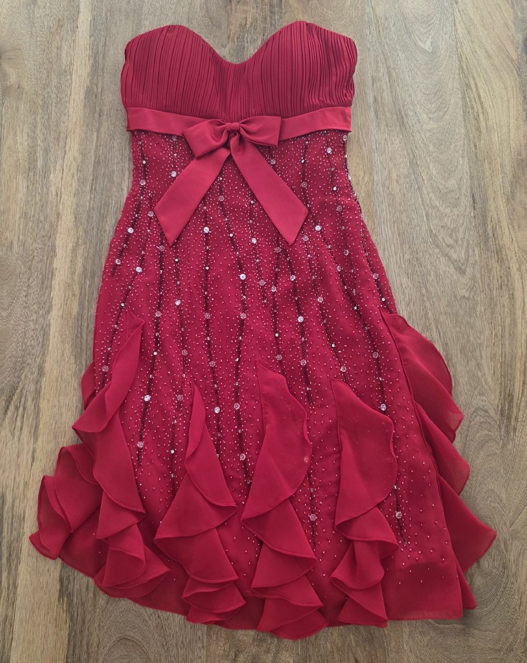 Kleider:  Abendkleid rot Gr XS – Gebraucht aus Rheinsulz von Gilea 7
