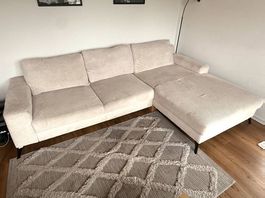 Cord Sofa Beige - zu verschenken 