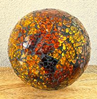 Gross! Dekokugel Floristik Glas Spiegel Figur Deko Boho