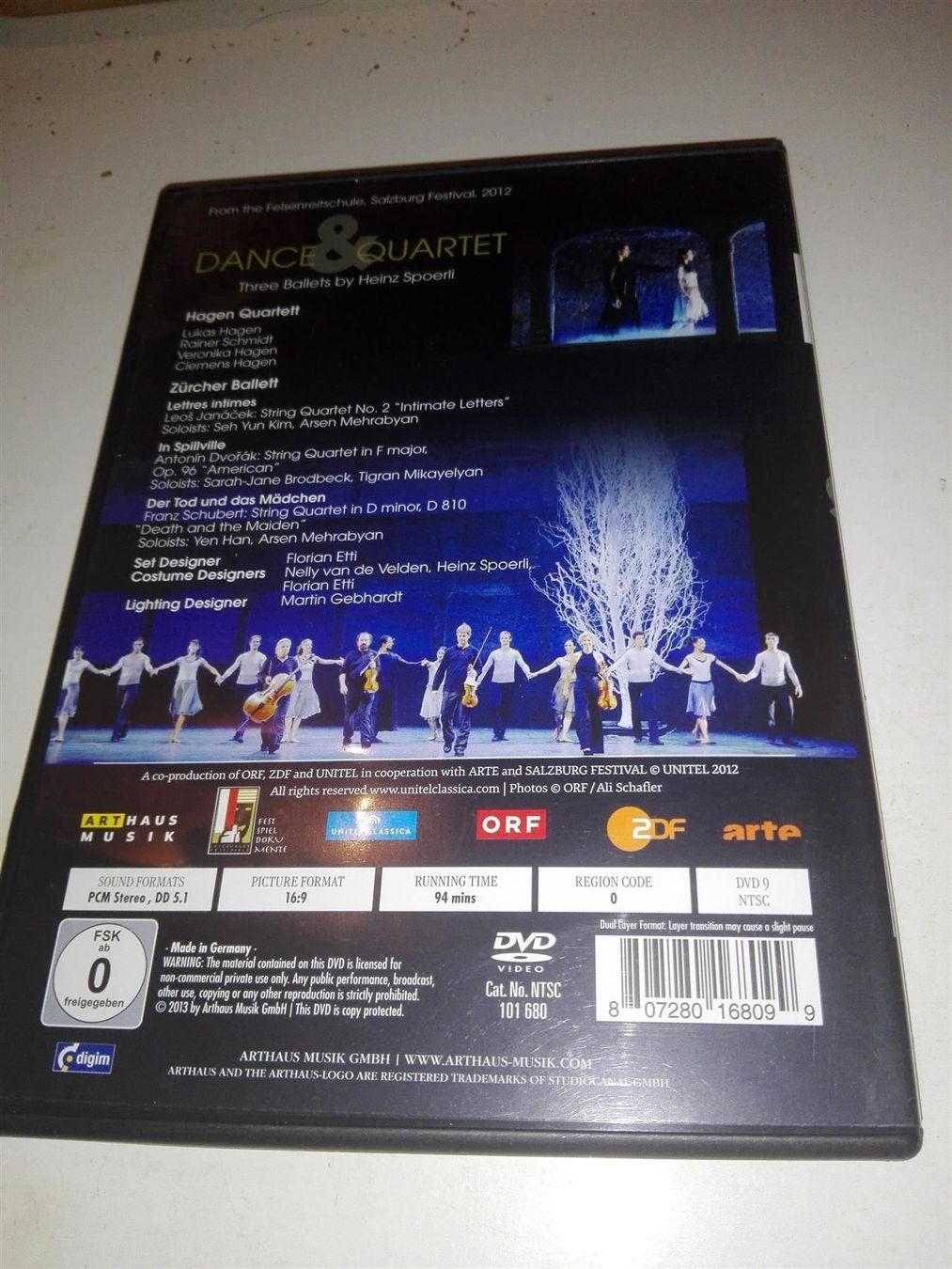 Tutti i DVDs: Dance & Quartet-Three Ballets     (Heinz Spörli) – Usato da St. Gallen venduto da elk2021 8