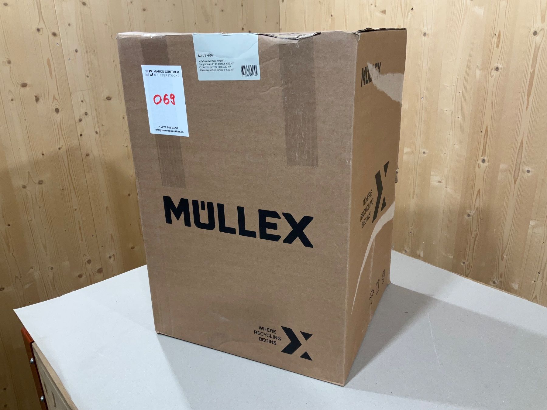 Müllex Abfalleimer: 069 Müllex Abfallsystem X60 M7 – Neu und originalverpackt aus Derendingen von Meisterstuecke 5